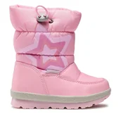 Buty dla dziewczynek - Śniegowce Garvalin 231856 S Różowy - miniaturka - grafika 1