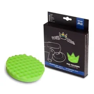 Kosmetyki samochodowe - Royal Pro Finish Crown Pad zielony karbowany 130mm - miniaturka - grafika 1