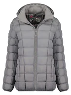 Kurtki damskie - Geographical Norway Kurtka pikowana "Babette" w kolorze szarym - miniaturka - grafika 1