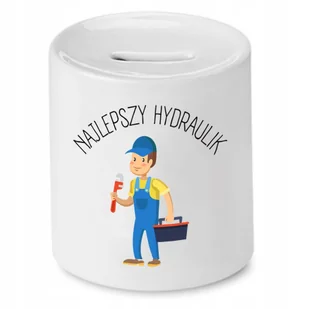 SKARBONKA DLA HYDRAULIKA NAJLEPSZY HYDRAULIK z Nadrukiem ze Zdjęciem - Skarbonki - miniaturka - grafika 1