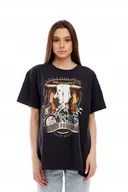 Koszulki i topy damskie - WRANGLER OVERSIZED TEE WASHED BLACK W7R3GFXVD S - miniaturka - grafika 1