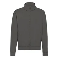 Bluzy męskie - Bluza męska rozpinana Sweat Jacket Fruit of the Loom - Light Graphite S - miniaturka - grafika 1