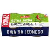 Konserwy i dania rybne - Graal Ostra Jazda Tuńczyk jednolity w oleju słonecznikowym o smaku chilli 160 g (2 x 80 g) - miniaturka - grafika 1