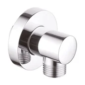 Akcesoria do armatury i ceramiki - Invena przyłącze kątowe okrągłe chrom SC-P1-038 - miniaturka - grafika 1