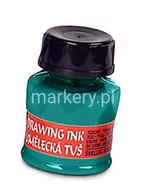 Akcesoria kreślarskie - Koh-i-noor KIN Art tusz kreślarski 2461 turquoise blue 20g 0141746101KK0604 - miniaturka - grafika 1