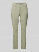 Spodnie damskie - Jeansy o kroju slim fit w jednolitym kolorze model ‘MELANIE’ - miniaturka - grafika 1