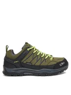 Buty dla chłopców - CMP Trekkingi Kids Rigel Mid Trekking Shoe Wp 3Q12944J Zielony - miniaturka - grafika 1