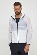 Kurtki męskie - Reebok wiatrówka kolor biały przejściowa - miniaturka - grafika 1