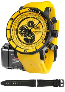 Zegarek Vostok Europe Zegarek YM86-620C504S Lunokhod-2 Multifunctional - - Zegarki męskie - miniaturka - grafika 1