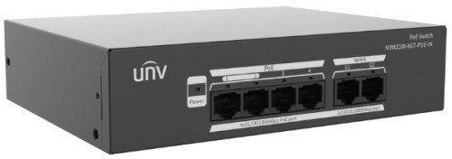 Switch Uniview SWITCH POE NSW2100-6GT-POE-IN 4-PORTOWY UNIVIEW