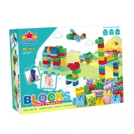 Klocki - SOFT blocks - miękkie klocki konstrukcyjne 40 elementów - miniaturka - grafika 1