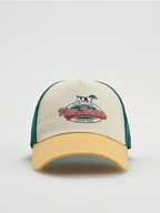 Czapki męskie - Reserved - Czapka trucker z nadrukiem - wielobarwny - miniaturka - grafika 1