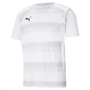 PUMA PUMA Koszulka męska Teamvision Jersey Puma White-glacier Gray-puma Black S 704921 - Koszulki męskie - miniaturka - grafika 1