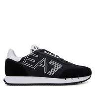 Sneakersy męskie - Sneakersy EA7 Emporio Armani X8X101 XK257 U448 Czarny - miniaturka - grafika 1