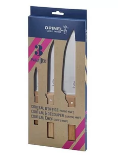 Opinel Parallele zestaw 3 noży 1010313210 - Noże kuchenne - miniaturka - grafika 1