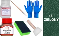 Środki do obuwia i ubrań - ZIELONY 45 Renoskór ZESTAW DO RENOWACJI SKÓRY LICOWEJ Farba Zmywacz Pędzel - miniaturka - grafika 1
