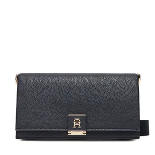 Torebka Tommy Hilfiger Th Her Mini Crossover Corp AW0AW17678 Granatowy - Torebki damskie - miniaturka - grafika 1