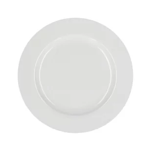 Zestaw 6 Talerzy Obiadowych Z Rantem 27 Cm Essenziale La Porcellana Bianca - Serwisy obiadowe - miniaturka - grafika 1