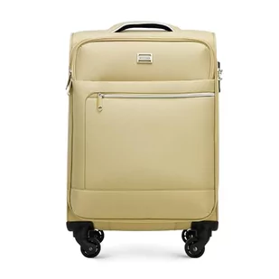 Mała walizka miękka z błyszczącym suwakiem z przodu - Walizki - miniaturka - grafika 1