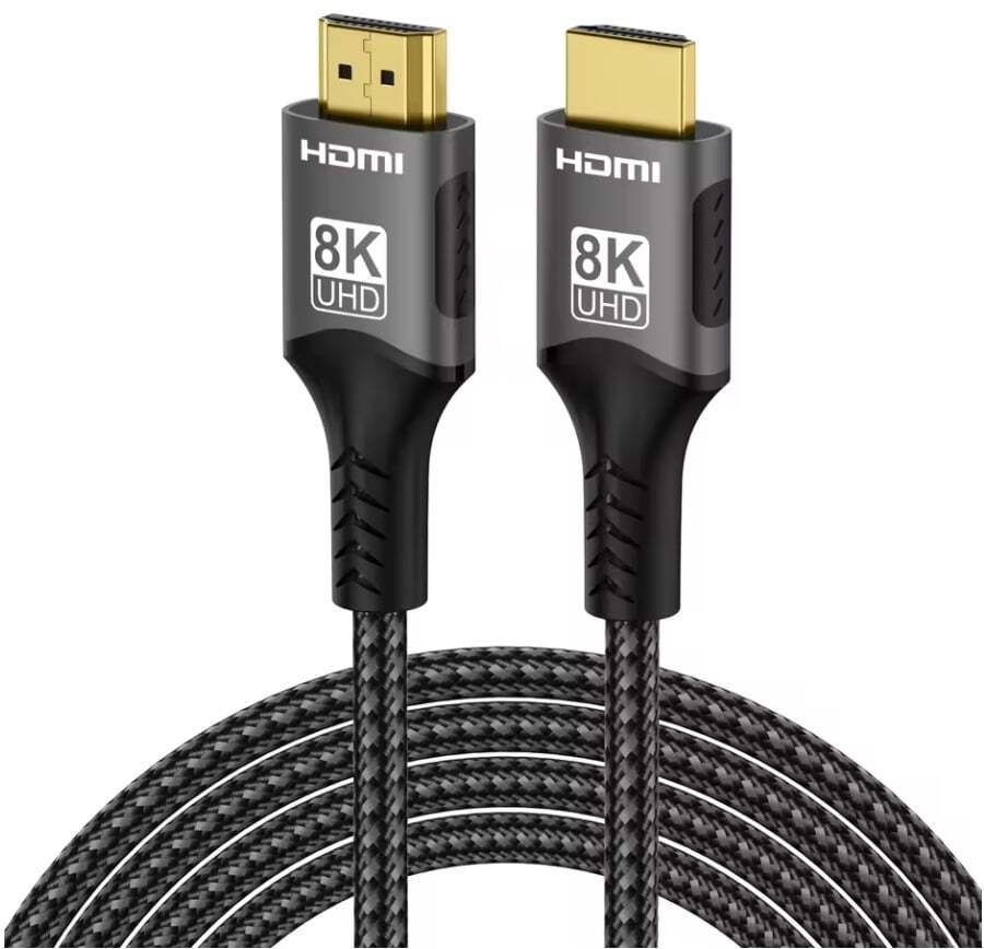 Kabel HDMI - HDMI 2.1, 8K 60Hz, 4K 120Hz VRR, eARC, 48 Gb/s, 3m 04-01-690-003