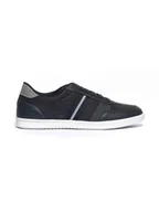 Trampki męskie - Geox Sneakersy "Walee" w kolorze czarnym - miniaturka - grafika 1