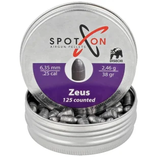 Śrut Spoton Zeus Slug 38 6.35 mm, 125 szt. 2.46g/38.0gr - Amunicja do wiatrówek - miniaturka - grafika 3