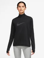 Koszulki sportowe damskie - Nike Koszulka w kolorze czarnym do biegania - miniaturka - grafika 1