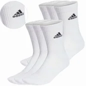 Skarpetki męskie - Adidas Nowe Skarpety Skarpetki Zestaw Białe 34-36 6 Par - miniaturka - grafika 1