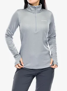 Bluza polarowa damska Columbia Park View Grid Fleece Half Zip - cirrus grey - Bluzy sportowe damskie - miniaturka - grafika 1
