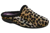 Kapcie damskie - Kapcie SANITAL FLEX Z31227X Beige Panther Pantera Pantofle domowe Ciapy zdrowotne - miniaturka - grafika 1