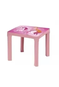 Stolik plastikowy pastel różowy - Zabawy w naśladowanie dorosłych - miniaturka - grafika 1