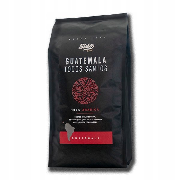 Kawa Ziarnista Sido Guatemala Todos Santos 1kg
