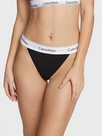 Majtki damskie - Calvin Klein Underwear Stringi 000QF7013E Czarny - miniaturka - grafika 1