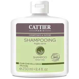 Cattier Szampon z glinki zielonej do włosów tłustych 250ml - Szampony do włosów - miniaturka - grafika 2