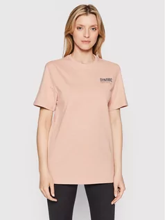 Koszulki sportowe męskie - T-Shirt H4L22-TSM024 Różowy Regular Fit - 4F - grafika 1