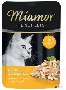 Miamor Feine Filets kurczak z tuńczykiem - Saszetka 100g - Mokra karma dla kotów - miniaturka - grafika 1