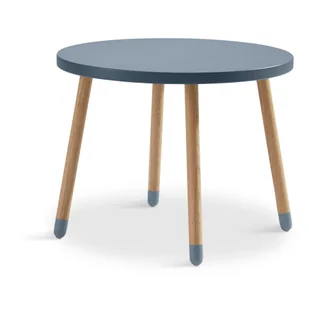 Niebieski stolik Flexa Dots, ø 60 cm - Stoliki dla dzieci - miniaturka - grafika 1