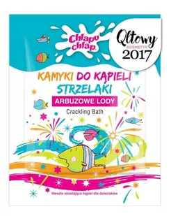 Chlapu Chlap Chlapu Chlap Strzelaki KAMYKI DO KĄPIELI ARBUZOWE LODY 8ml - Zabawki do kąpieli - miniaturka - grafika 1