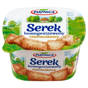 Piątnica Serek homogenizowany ciasteczkowy 150 g - Desery mleczne - miniaturka - grafika 1