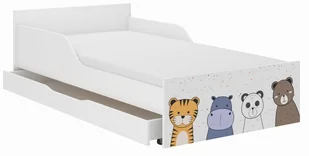Łóżko dziecięce PUFI 160x80 MINI ZOO - Łóżeczka i kojce - miniaturka - grafika 1