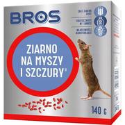 Zwalczanie i odstraszanie szkodników - Bros Sp z o.o ziarno na myszy i szczury 140g 1628 - miniaturka - grafika 1