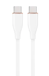GEMBIRD Kabel USB Typ-C Power Delivery PD ładowanie i transmisja danych 60W oplot silikonowy 1.5m kolor biały - Kable USB - miniaturka - grafika 1