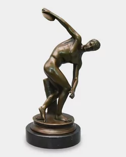 Dyskobol wg Myrona Rzeźba z Brązu - Figurki dekoracyjne Dyskobol wg Myrona Rzeźba z Brązu - Figurki dekoracyjne - miniaturka - grafika 1