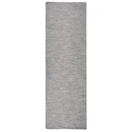 Dywany zewnętrzne - vidaXL Dywan zewnętrzny o płaskim splocie, 80x250 cm, brązowo-czarny - miniaturka - grafika 1