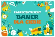Pomoce naukowe - Baner z Twoim projektem - Baner do szkoły i przedszkola - miniaturka - grafika 1