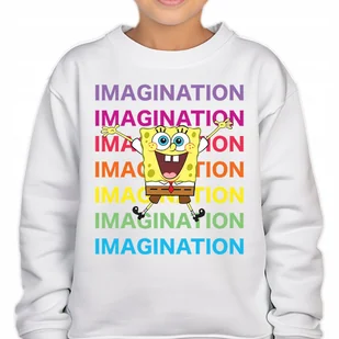 Bluza Dziecięca Biała IMAGINATION SPONGEBOB Bajka Kreskówka - 152 cm Wzory - Bluzy dla dziewczynek Bluza Dziecięca Biała IMAGINATION SPONGEBOB Bajka Kreskówka - 152 cm Wzory - Bluzy dla dziewczynek - miniaturka - grafika 1