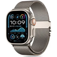 Akcesoria do smartwatchy - Pasek TECH-PROTECT Milano do Apple Watch 6/7/8/9/10/SE/Ultra 1/2 (44/45/46/49mm) Tytanowy - miniaturka - grafika 1