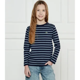 Lacoste Bluzka Regular Fit - Bluzy dla dziewczynek - miniaturka - grafika 1
