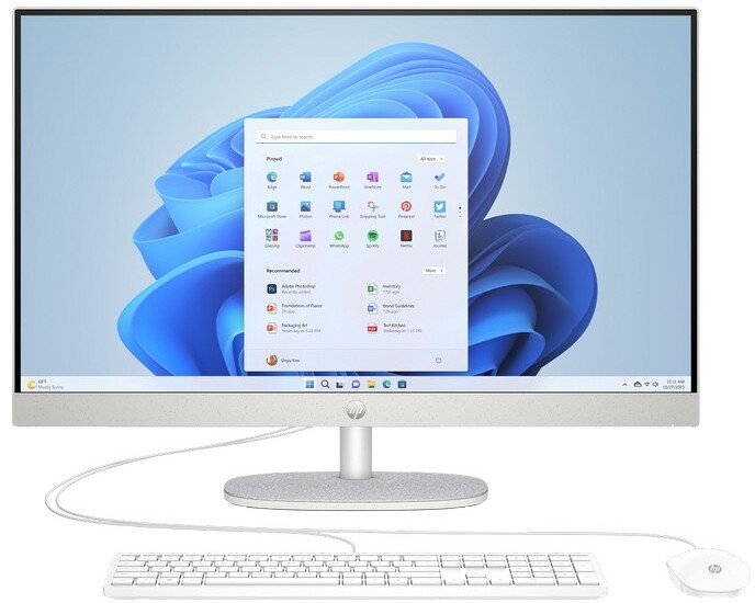 Komputer HP Komputer All-In-One HP 27-cr2002na / BM5M3EA / Ultra 7 / 16GB / 1TB / Intel UHD / FullHD / Win 11 / Biały