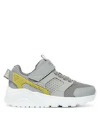 Buty dla chłopców - Skechers Sneakersy Uno Lite-Gridstill 405715L/LTGY Szary - miniaturka - grafika 1